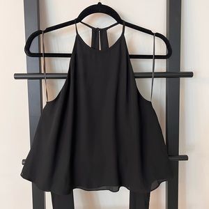 Zara halter neck top with ties NWOT